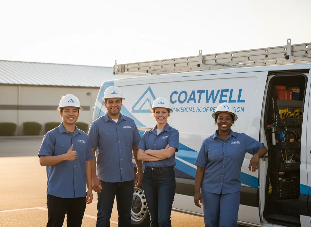 Commercial roof coating company in Orefield, PA